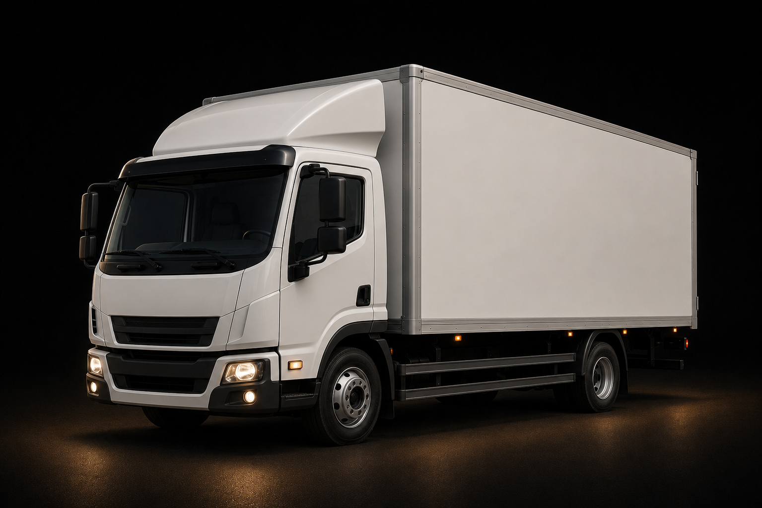Witte bakwagen voor stedelijk distributievervoer